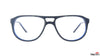 TAG Hills TG A11114 Royal Navy Blue Oval Medium Full Rim Eyeglasses