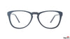 TAG Hills TG A11118 Royal Navy Matte-Black Oval Medium Full Rim Eyeglasses