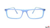 TAG Hills TG A11151 Royal Navy Blue Rectangle Medium Full Rim Eyeglasses