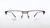 TAG Hills TG A11305 Royal Navy Knight Horse Brown Rectangle Medium Half Rim Eyeglasses